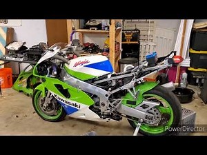 completing the valve adjustment on the ZX7R