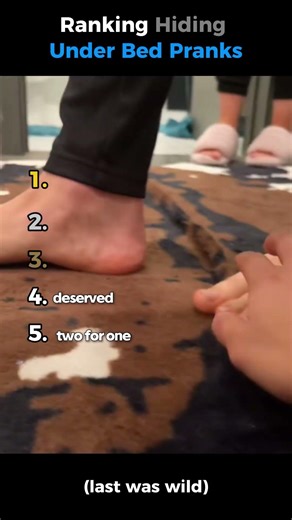 Ranking Best Hiding Under Bed Pranks