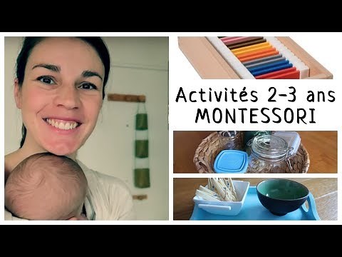 Matériel & Activités Montessori 2-3 ans: MA sélection !