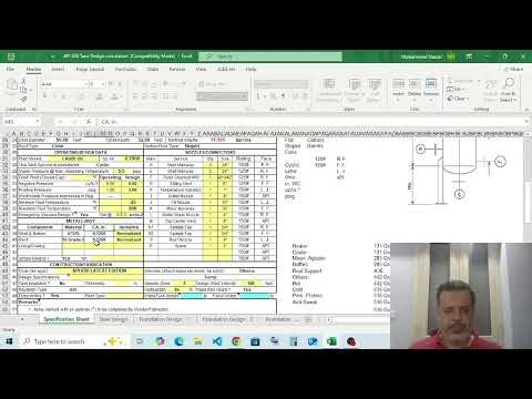 API 650 Tank Design calculation حسابات تصميم خزانات