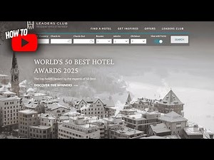 How to book Leading Hotels of the World with points
