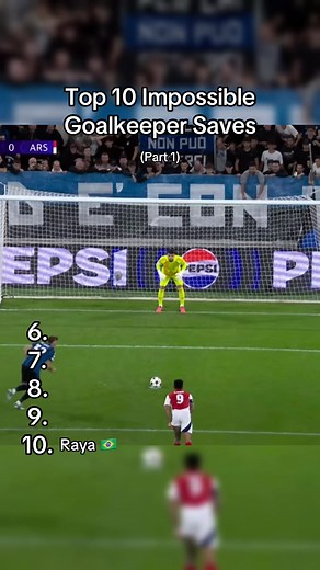 Top 10 Impossible Goalkeeper Saves (Part 1)