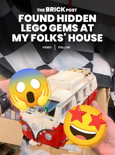 Look what I found lurking in storage boxes under my Dad's @officialscalextric table - @lego! A VW T1 Camper Van (seen better days), Yellow Submarine, New York Skyline and two proper classic sets. What have you got stashed away? ------------------- #lego #legoclassic #oldlego #legoold #scalextric