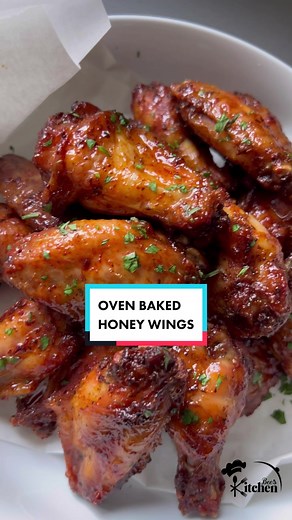 Oven Baked Honey Wings Recipe