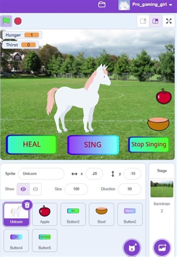 Scratch Pet Game