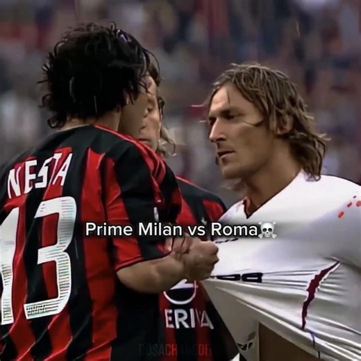 Prime Milan vs Roma 2004 Derby ☠️🔥