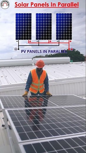 Solar cell in parallel - How to connect a solar panel in parallel