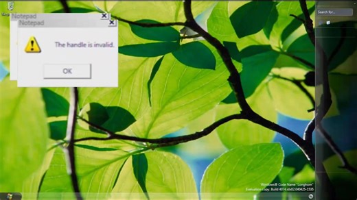 Windows Longhorn 4074 Error 1145 重制版