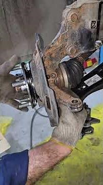 hyundai elantra replaced front wheel bearing #automotive #diy #garage #mechanic
