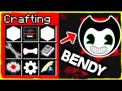 Minecraft BENDY - How to Summon BENDY in a Crafting Table!