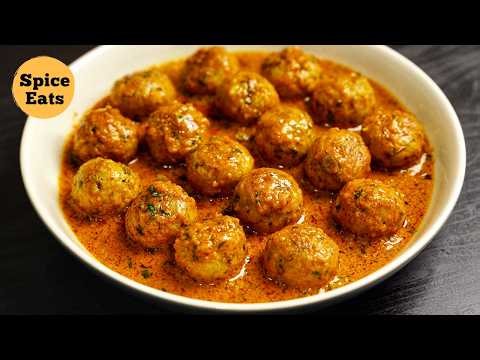 Chicken Kofta Gravy Recipe | Chicken Meatballs Gravy | Chicken Kofta Curry