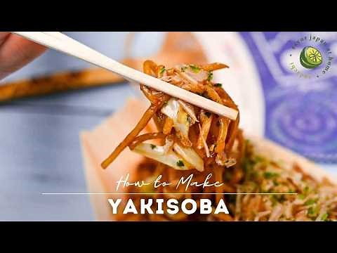 How to Make Authentic Japanese Yakisoba | 15-Minute Street Food at Home