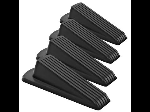 Rubber Door Stop Large Door Stopper Wedge Multi Surface Design