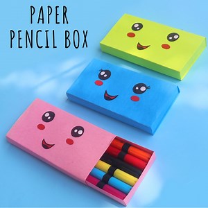 Easy & Cute paper pencil box craft for organizing and storing your stationery items. This paper box is a sort of origami paper box made into a cute pencil box that you can also use as a DIY gift box. #papercrafts #origami #cutecrafts #kidscraft #paperbox #littlecrafties ▷ DOWNLOAD Our Online Art & Craft Course for Kids "Crafto'Pedia" https://share.graphyapp.co/craftopedia ▷ CRAFT SUPPLIES Buy Craft Supplies we use https://amzn.to/2C73bAj ▷ STAY CONNECTED ♥ www.thelittlecrafties.com ♥ ♥ Youtube.c