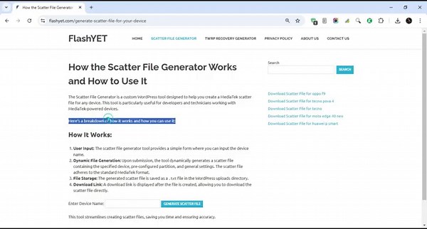 Xiaomi Redmi Note 11 Pro Flash File with Flashing Guide with SP Flash Tool