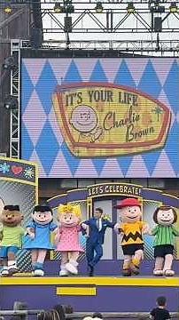 The Peanuts Dancing at Knotts Berry farm