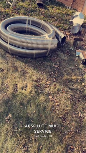 On today’s episode of fixing someone else’s mistake. We are installing two UL listed to apply smooth wall chimney lining systems, one for a wood stove, and one for an oil furnace. #connecticut #newengland #chimney #bricktok #hartford #newhaven #bridgeportct #newlondon