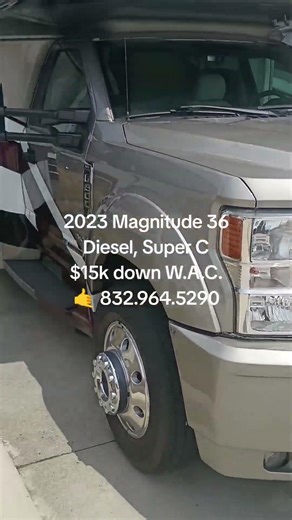 2023 Magnitude 36 bunk house Super C Diesel ⛽ 4x4 $15k down WAC 🤙 832.964.5290 for demo-Spring Texas