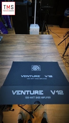 Classic Ampeg tone in a compact powerhouse—the Venture V12 delivers 1200 watts of pure bass definition, wherever you play. #ampegamps #ampegventurev12 #ampegventurebass #bassamplifier | The Music Source