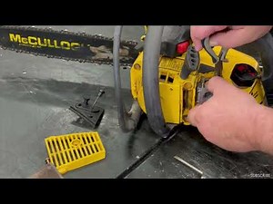 McCulloch Powermac 310: Chainsaw Carburetor Kit Installation
