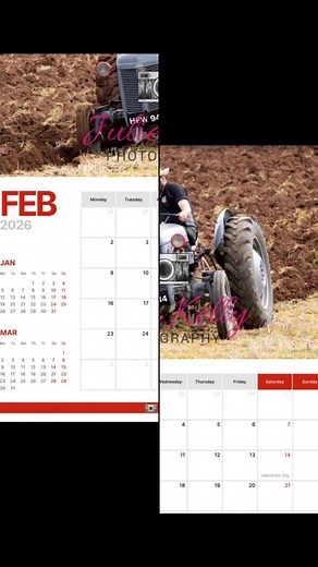 Bradley’s Corner Vintage Tractor Run calendars now available. Dm for more details | Julie Kelly Photography