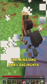 Cara Bertahan Hidup di Hari Pertama Survival Mode Minecraft #minecraft #guide #turtorial