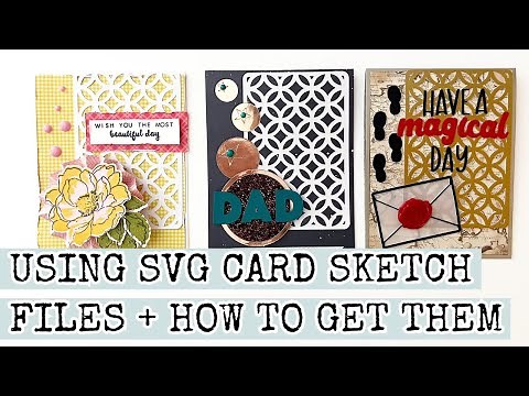 Using SVG Card Sketches for Handmade Cards