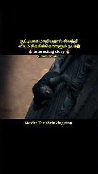 (Part 3)A person who shrinks to a tiny size of 15cm and gets trapped by a spider#shorts #short