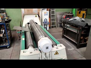 CNC Blechwalze, Stahlblech walzen, 4 Walzen System