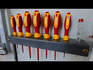 How to Make a Quick & Simple Screwdriver Rack from Scrap 3x2" Timber