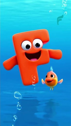 F is for Fish! 🐟 | Learn the Alphabet with Underwater Friends