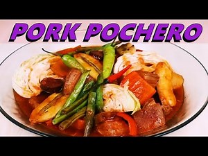Saucy and Yummy Pork Pochero - Cooking Recipe Tutorial