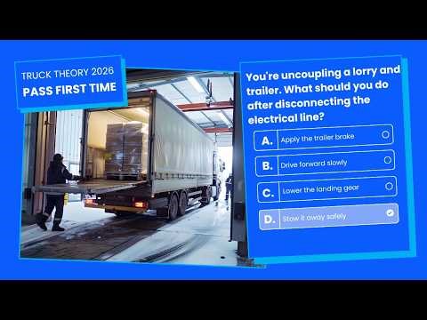 Pass the Official DVSA LGV & HGV Truck Theory Test - Vehicle Loading 2026