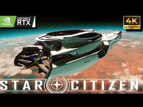 Exploring with the Most Luxurious Ship in Star Citizen - 4K Ultra HD