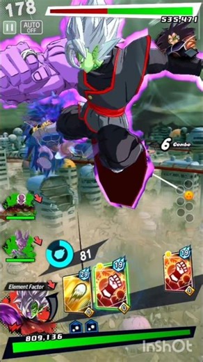 Half-Corrupted Fusion Zamasu Vs Raditz#shorts