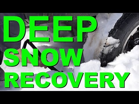 Deep Snow Recovery with Rugged Ridge Traction Pads