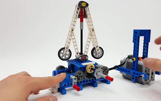 乐高9686动力机械创意作品视频演示（4）