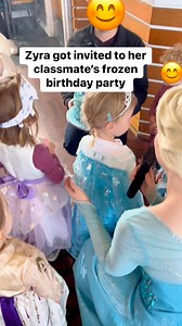 Zyra got invited to a Frozen birthday party | The Mead Family