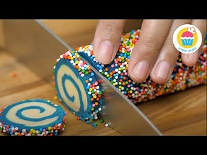 Easy Blue Swirl Cookies | Quick And Easy Dessert Recipes | Nyam Nyam