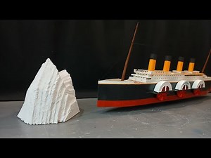 How to make iceberg out of cardboard. Cardboard iceberg for cardboard Titanic