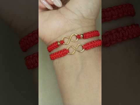 Pulsera macramé con infinito | Fácil, práctica y hermosa