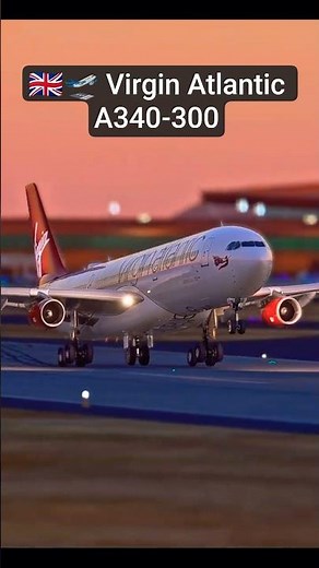 Virgin Atlantic A340 Taking Off from Jeddah 🌴✈️ | Beautiful Departure #shorts #aviation