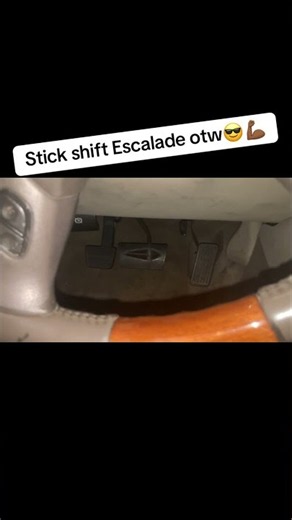 A Stick Shift #Cadillac Escalade 🤯