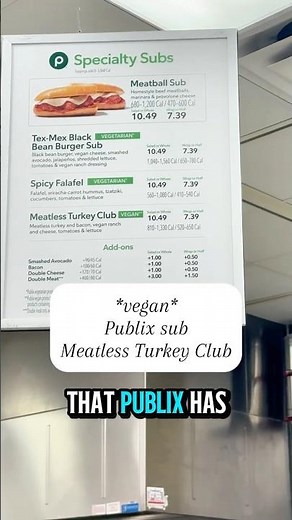 Vegan Publix Sub!