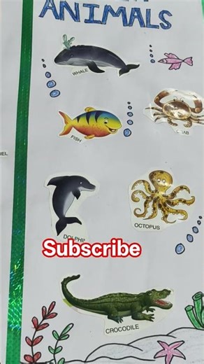water animals # project #ytshorts #shortstrendingvideo #viral #likesharesubscribe