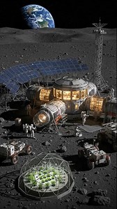 1.6M views · 22K reactions | The Future of Human Life on the Moon!  #Moon #SpaceExploration #LunarBase #FutureTech #ScienceFiction #Astronauts #SpaceLife | Space Fact | Facebook