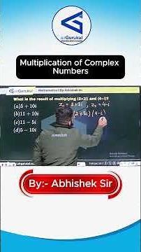 Multiplication of Complex Numbers | By Abhishek Sir | #shorts