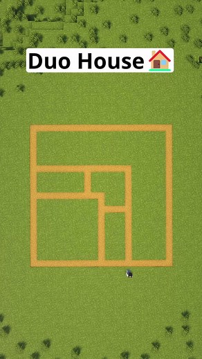 Minecraft Duo House Tutorial🏠 #minecraft #minecraftbuilding #minecraftbuilds #minecrafttutorial