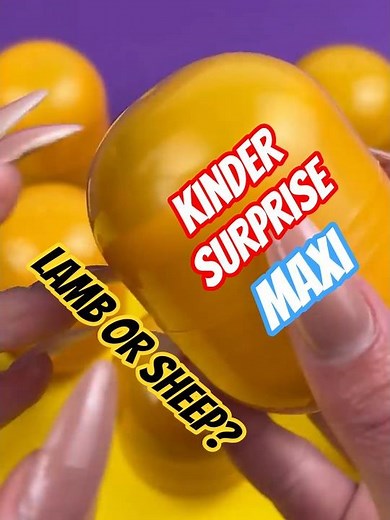 🚘 Kinder Maxi Surprise Egg Unboxing VQB32 Lamb Driver!