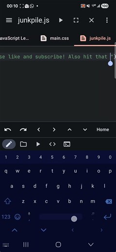 Made an Alert Using Javascript #coding #webdesigntom #computerprogramming
